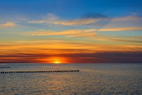 Sunset an der Ostsee