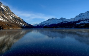 Schwarzeis im Engadin