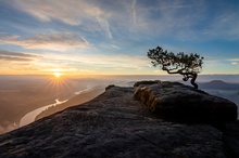 Lilienstein zum Sonnenaufgang