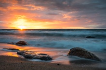 Abend an der Ostsee