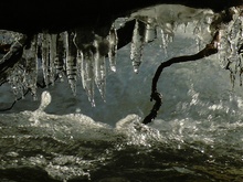 Eiszapfen im Wimbach