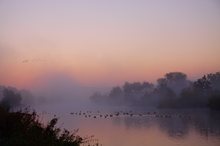 kurz vor Sonnenaufgang