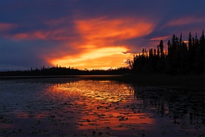 Abends am Deadman Lake