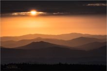 Sonnenaufgang im Bayerischen Wald ...