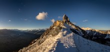 meine Spuren im Schnee