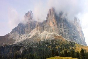 Langkofel im Wolkenkleid