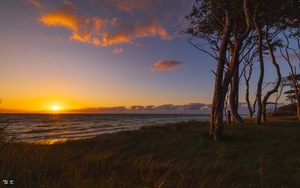 Abends am Meer ...