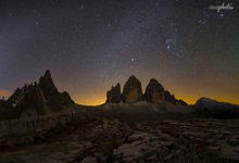 Nacht in den Sextener Dolomiten