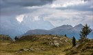 Steile hohe Berge