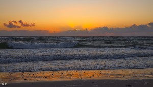 Abends an der Ostsee ....