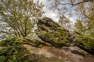 Der Schemel vom Wanderer über dem Nebelmeer