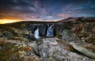 Sonnenuntergang am Storulfossen