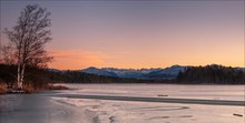 Abendstimmung über dem Ostersee