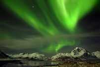 Nordlicht über Vestvagöya