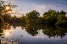 Das Blaue Loch im Naturschutzgebiet Taubergießen