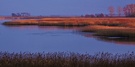 Boddengewässer im Abendlicht