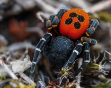 Rote Röhrenspinne  ( Eresus kollari )
