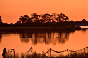Abends am Kerteminde Fjord, Fünen, DK