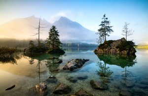 Hintersee bei Sonnenaufgang