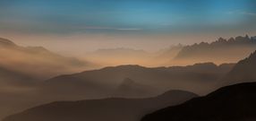 Sonnenaufgang in den Dolomiten