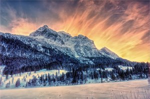 Föhnsturm am Ferchensee ...