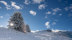 Bei uns ist der Winter zurück