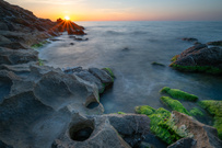 Sonnenuntergang an der Costa Verde