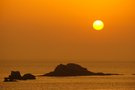 und abends Saharasand in der westlichsten Bretagne bei noch>30°C