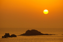 und abends Saharasand in der westlichsten Bretagne bei noch>30°C