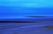 Strand in Blau