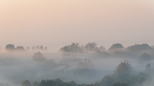 Wenn die Sonne den Nebel durchdringen will.....