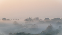 Wenn die Sonne den Nebel durchdringen will.....