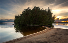 Strahlende Insel