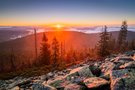 Sonnenaufgang im Herbst