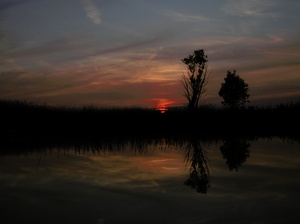 sonnenuntergang auf dem Windknollen