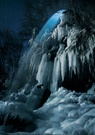 Mondschein am Wasserfall