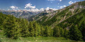 Blick vom Col d'Allos