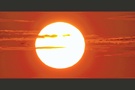 in den Sonnenuntergang