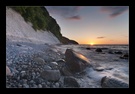 Sonnenuntergang an der Stubbenkammer auf Rügen