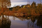 Kanal im Mondschein