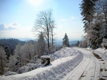 Schnee in den Bergen