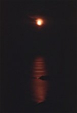 Mond auf Helgoland