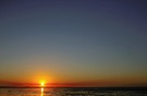 Sonnenuntergang überm Riff