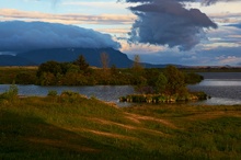 Abend am Mývatn