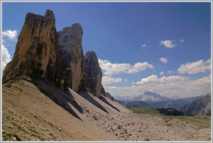 Die drei Zinnen, Sextener Dolomiten, Italien