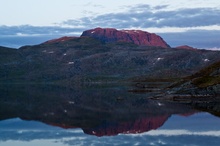 Blick von Norwegen auf Schweden