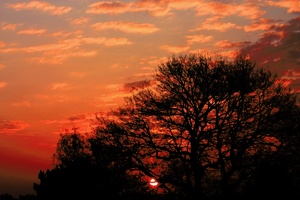 Ein wunderschöner Sonnenaufgang...