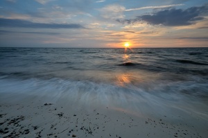 Sonnenuntergang an der Darßer Westküste