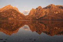 Sonnenaufgang am Jenny Lake (GrantTeton NP/USA)