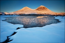 Sonnenaufgang im Schnee